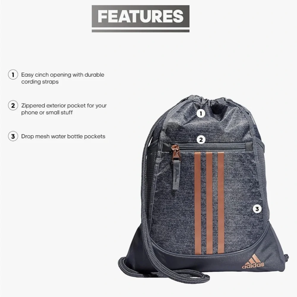 Adidas Draw String Bag - Picture 3 of 3